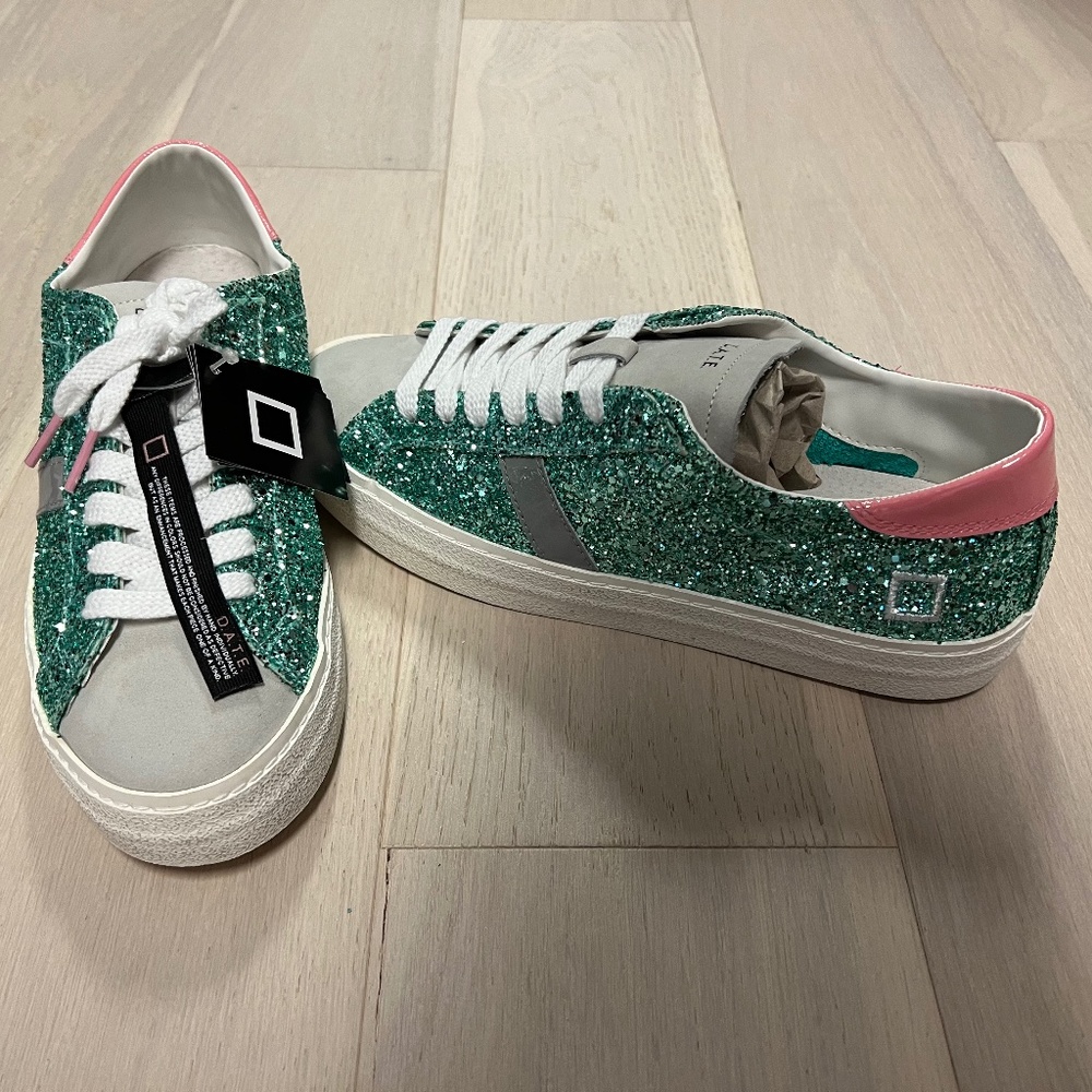 NEVER WORN: D.A.T.E. Sequin Sneakers